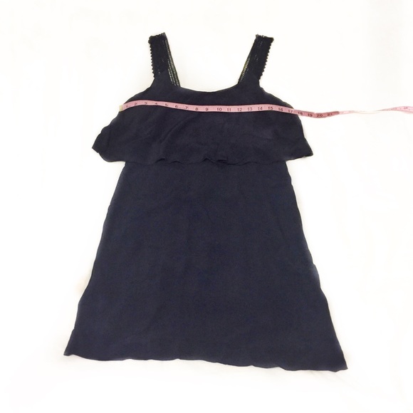 Maeve | Navy Lace Shoulder Tisana Dress | Size: 4 - Picture 5 of 8
